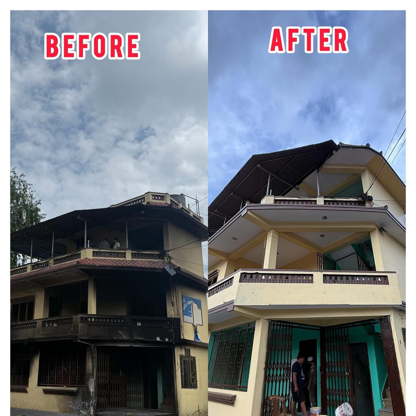 युवाहरुले फेरिदिए प्रहरी चौकीको मुहार