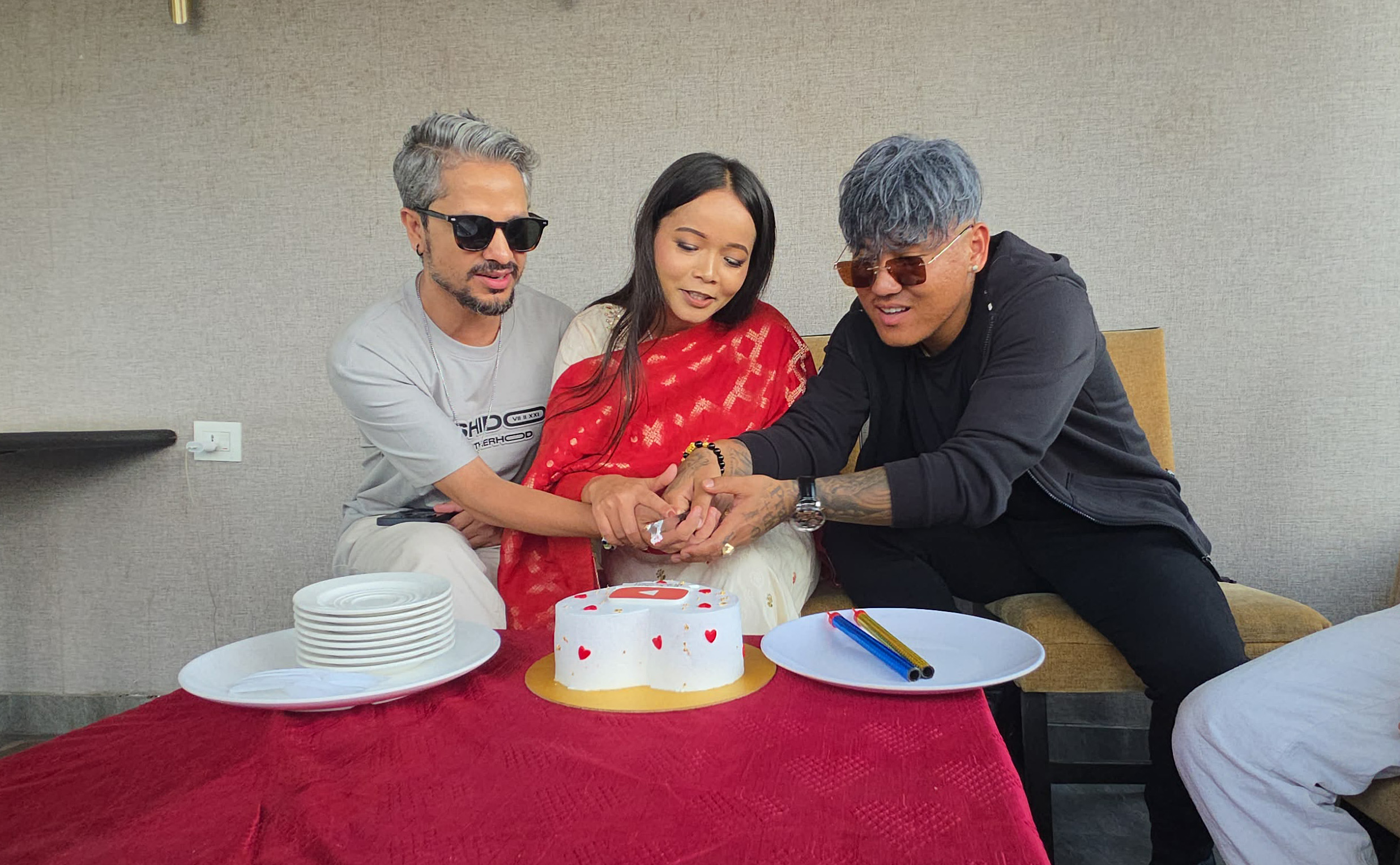 bhumika giri, dona thapa, rishi khadka